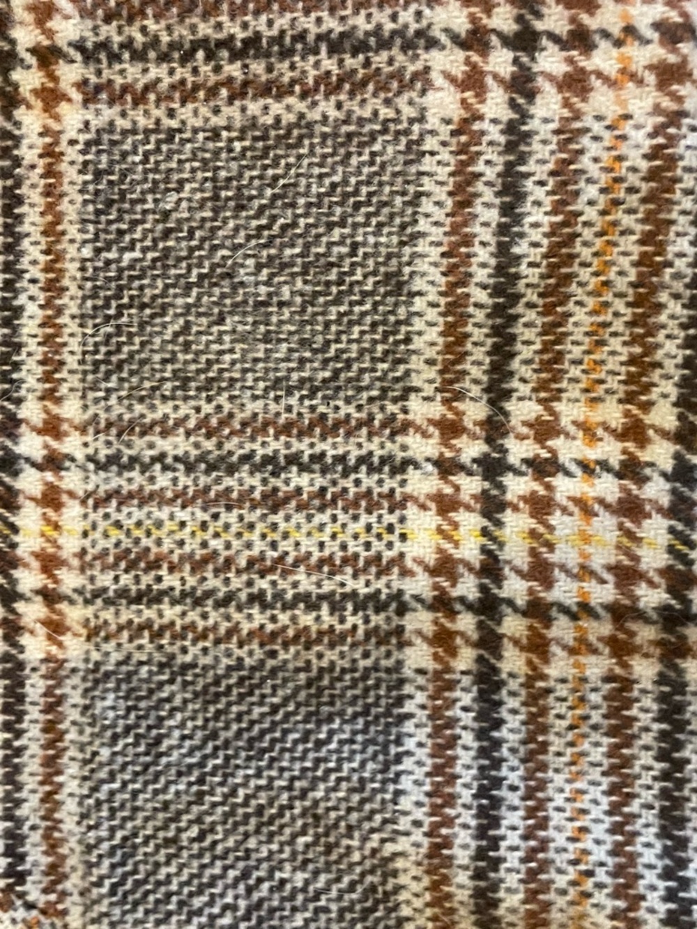 Altar'd State Plaid Zip-Front Mini Skirt in Gray & Brown - Picture 9 of 10
